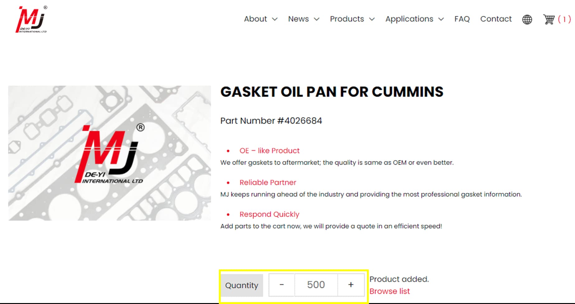 How to get products quoted step 4
